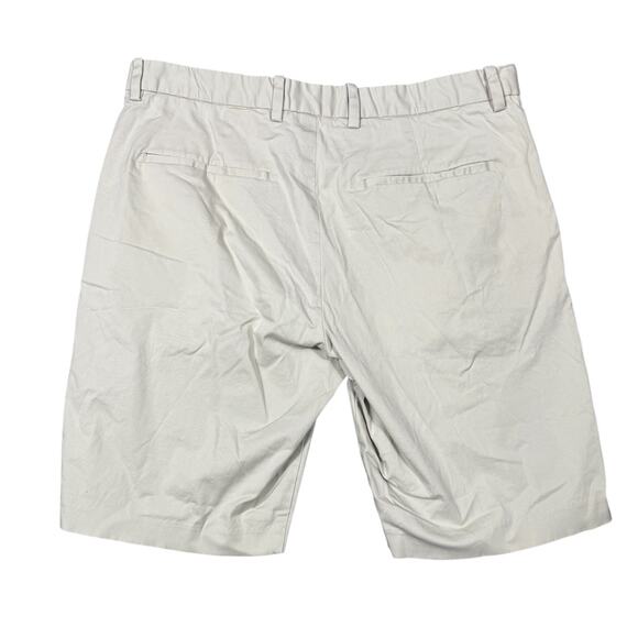 Theory Men’s Cotton Blend Shorts Beige Size 33 - Picture 3 of 5